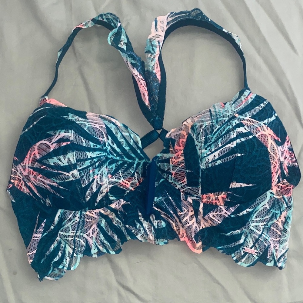 PINK Victoria's Secret Tropical Print Bra